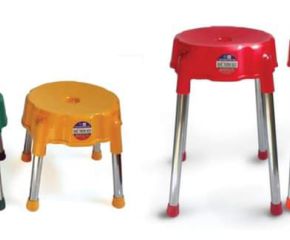 Ghế tròn chân inox 503