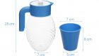 Bộ bình pet 2.5L và 4 ly