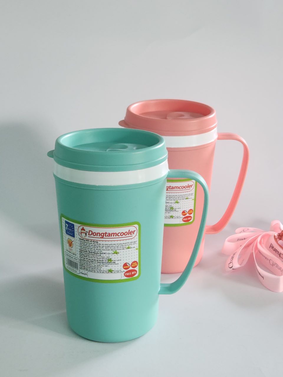 Ca giữ nhiệt nắp ống hút 600ml DT0270