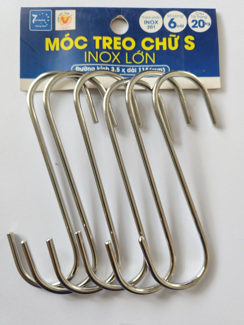Móc Inox chữ S